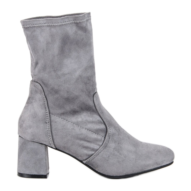 Kylie Botines de ante sin cordones gris Kylie Botines de ante sin cordones gris