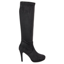 Small Swan Botas de mujer sexy negro