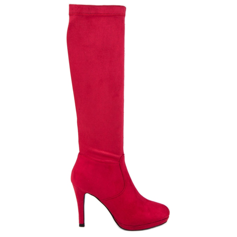 Small Swan Botas de mujer sexy rojo