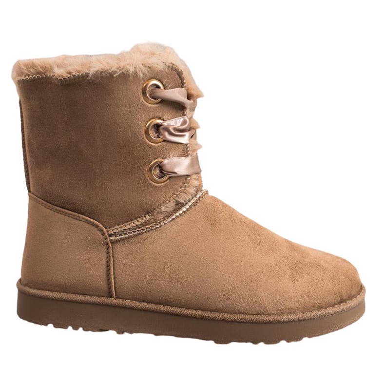 Kylie Botas de nieve atadas marrón