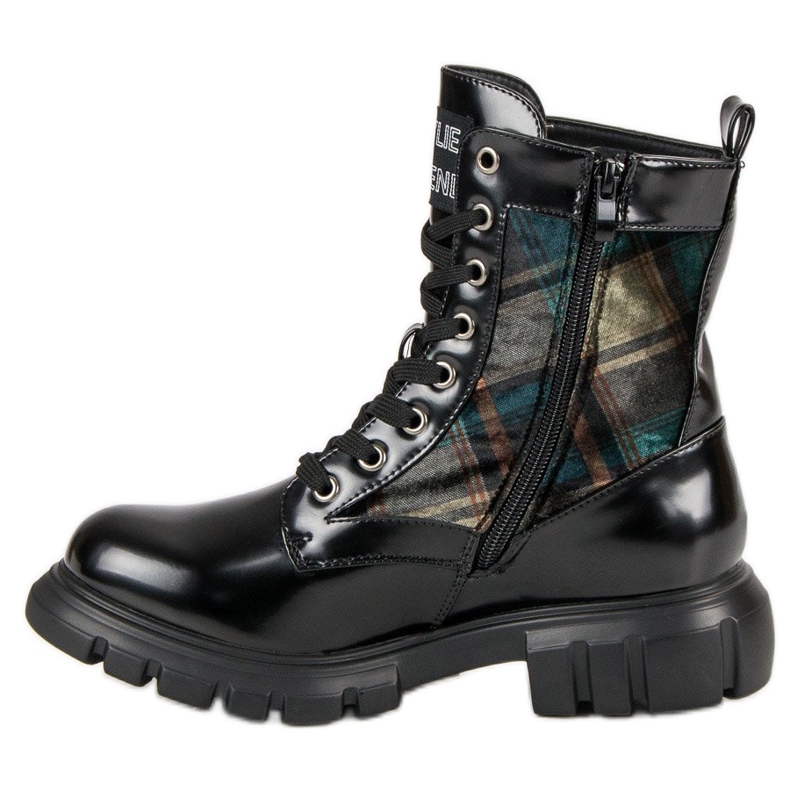 Kylie Botas de cuadros negro Kylie Botas de cuadros negro