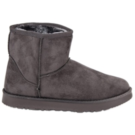 Kylie Botas de nieve sin cordones gris