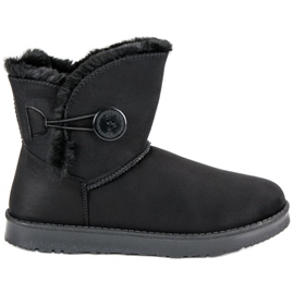 Kylie Suede Mukluki negro