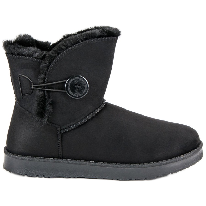Kylie Suede Mukluki negro