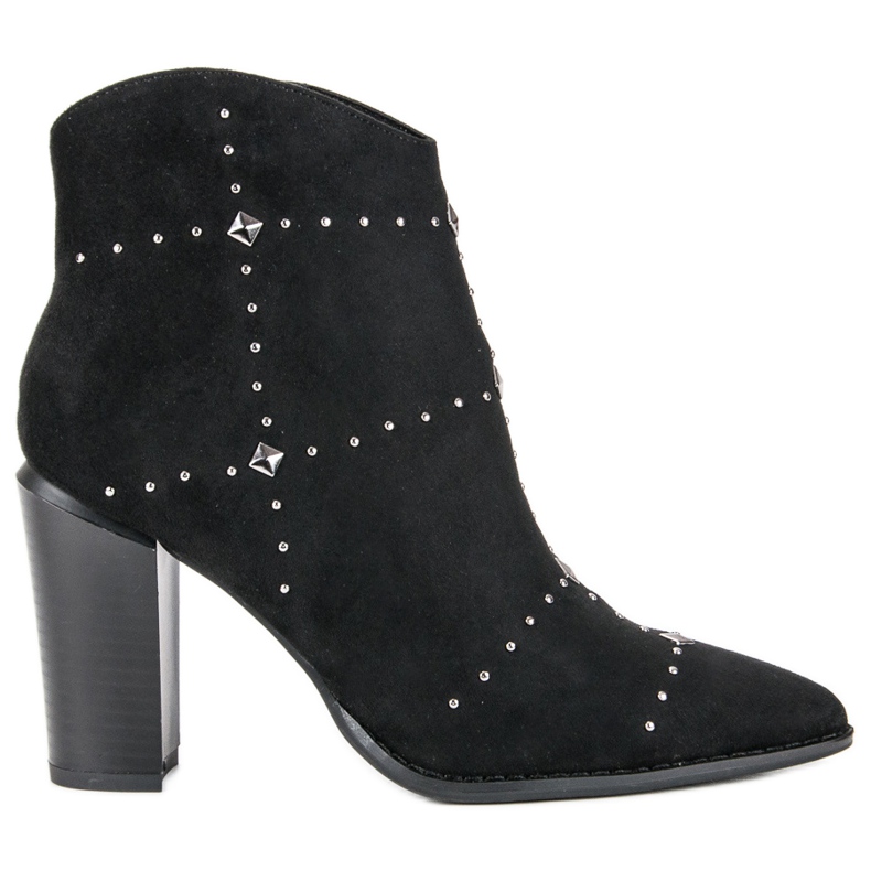 Kylie Botas negras de ante negro