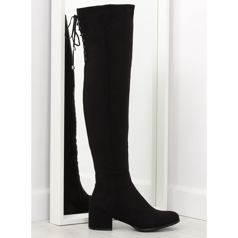 Botas negras de tacón alto BH129-HB negro
