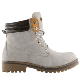 Botas de mujer en madera gris claro GD-ZN27 Lightgrey