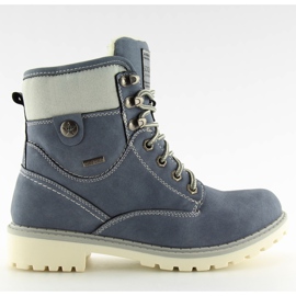 Troncos de madera azul aislados GD-TL01 azul