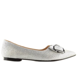 Bailarinas plata brillo LT101 Plata gris