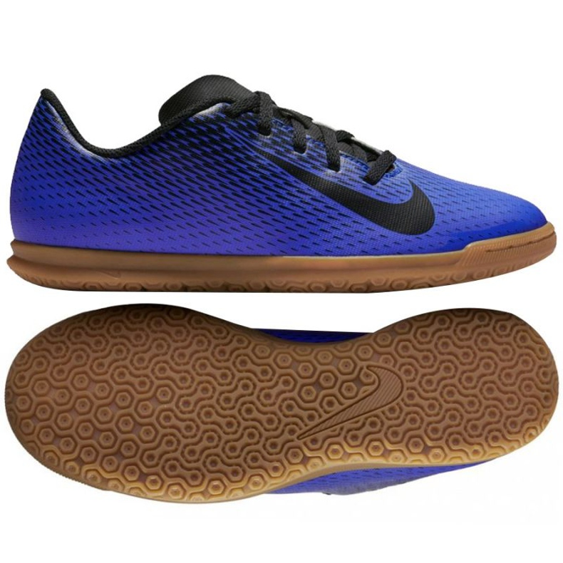 Zapato Nike Bravatax Ii Ic Jr 844438400 azul