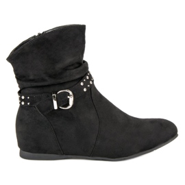 Seastar Botas de cuña negro
