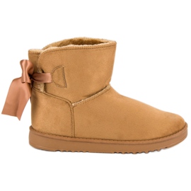 Botas de nieve de Mukluki marrón