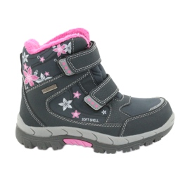 American Club Botas americanas botas de invierno con membrana 3121 gris rosado