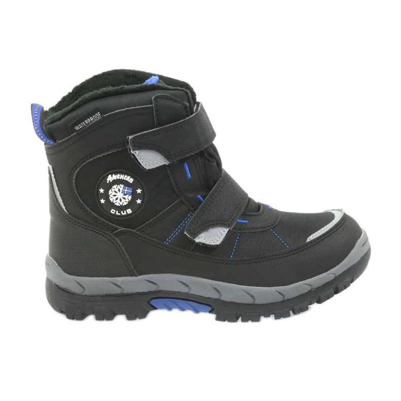 American Club Botas americanas botas de invierno con membrana de 1122. negro azul
