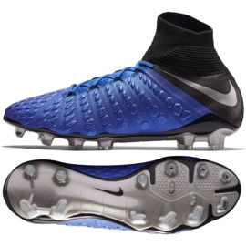 Zapatillas de fútbol Nike Hypervenom Phantom 3 Elite Dynamic Fit Fg M AJ3803-400 azul marino azul marino