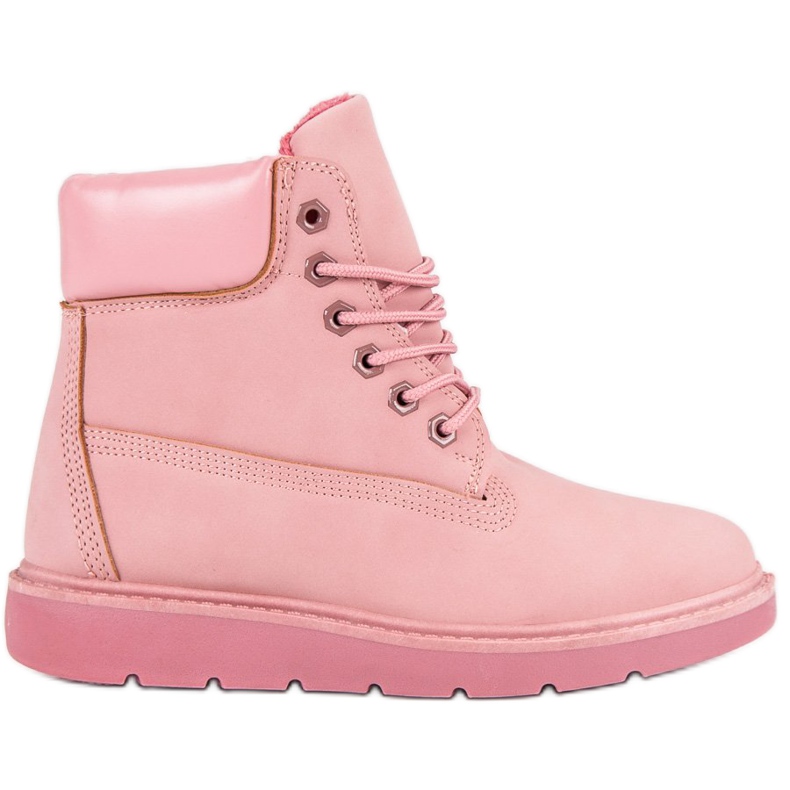 Small Swan Tramperos rosados de moda Small Swan Tramperos rosados de moda