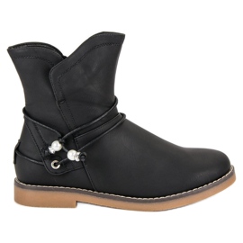 Cómodas botas de otoño negro
