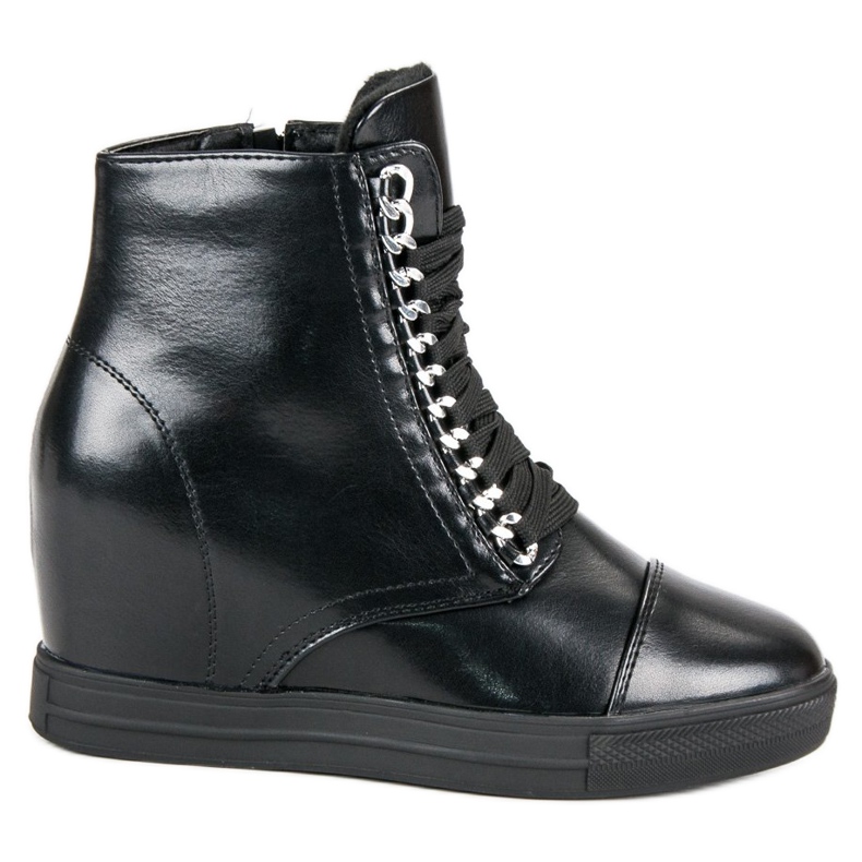 Seastar Tacones de cuña deportivos negro