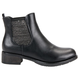 Kayla Botas Black Booties Jodhpur negro