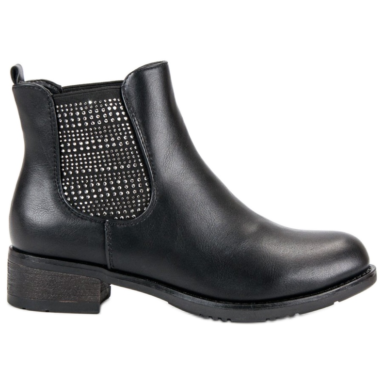 Kayla Botas Black Booties Jodhpur negro