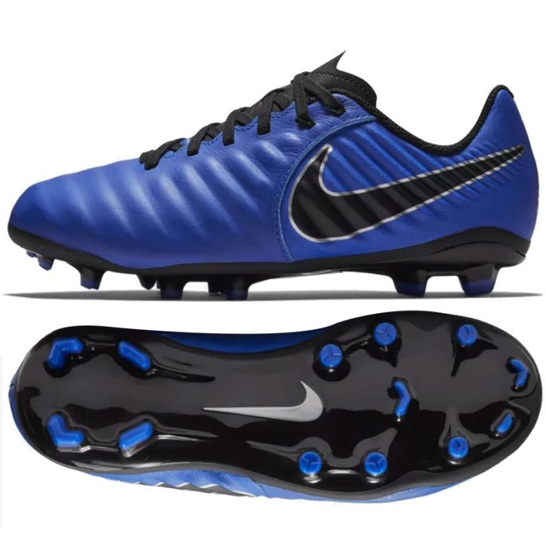 Calzado de fútbol Nike Tiempo Legend Academy azul