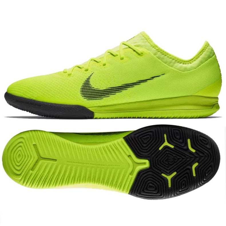 Calzado de interior Nike Mercurial Vapor 12 Pro amarillo