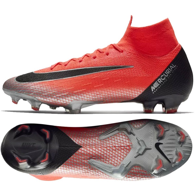 Zapatillas de fútbol Nike Mercurial Superfly 6 Elite CR7 Fg M AJ3547-600 rojo negro Zapatillas de fútbol Nike Mercurial Superfly 6 Elite CR7 Fg M AJ3547-600 rojo negro