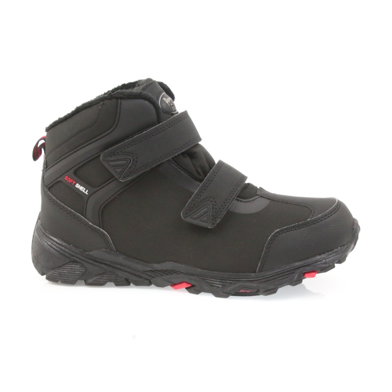 American Club Botines americanos botas de invierno con membrana. negro