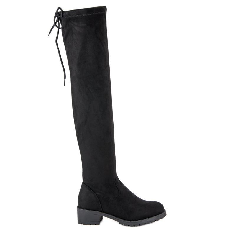 Seastar Botas altas entalladas negro