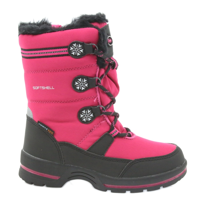 American Club Botas de invierno americanas con membrana 702SB negro rosado American Club Botas de invierno americanas con membrana 702SB negro rosado