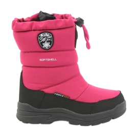 American Club Botas de invierno americanas con membrana 801SB negro rosa