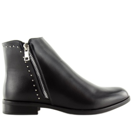 Botines Chelsea negros para mujer 0-257 Negro