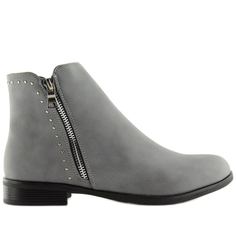 Botas grises Jodhpur para mujer 0-257 Gris