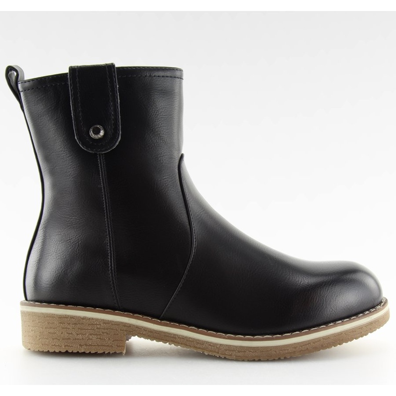 Botines planos negros 0-253 negros