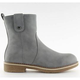 Botines planos gris 0-253 gris