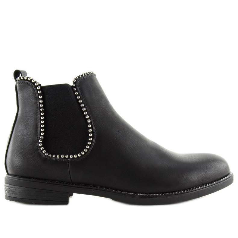 Botines Chelsea negros para mujer 1003-PA Negro Botines Chelsea negros para mujer 1003-PA Negro