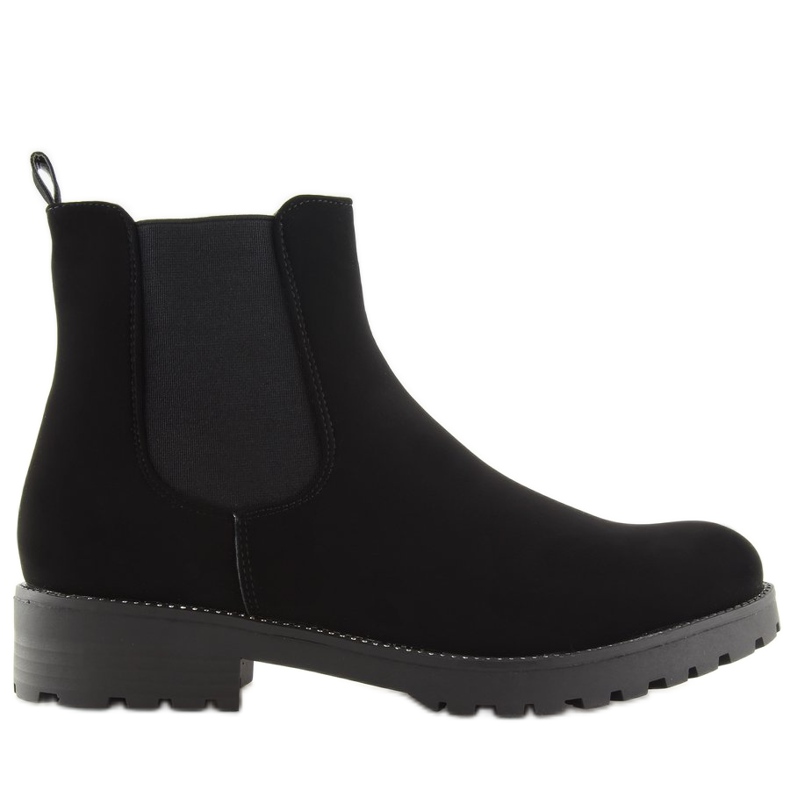 Botines Chelsea negros para mujer SP16 Negro