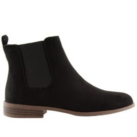 Botines Chelsea negros para mujer LJ111 Nero