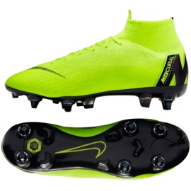 Zapatos de fútbol Nike Mercurial Superfly 6 Elite SG-Pro M AH7366-701 verde verde
