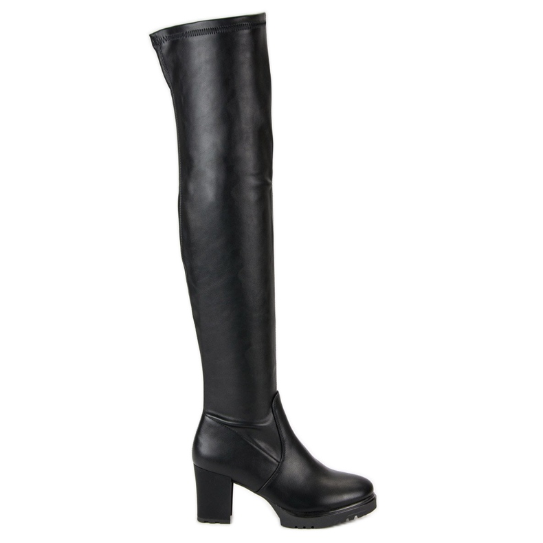 Botas con plataforma negro