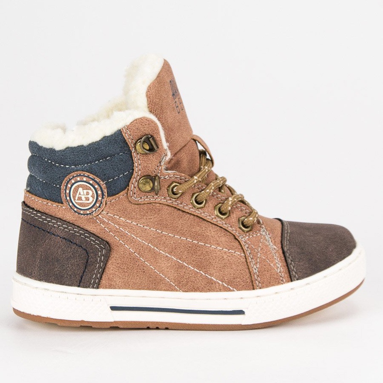 Arrigo Bello Zapatos de invierno cálido marrón