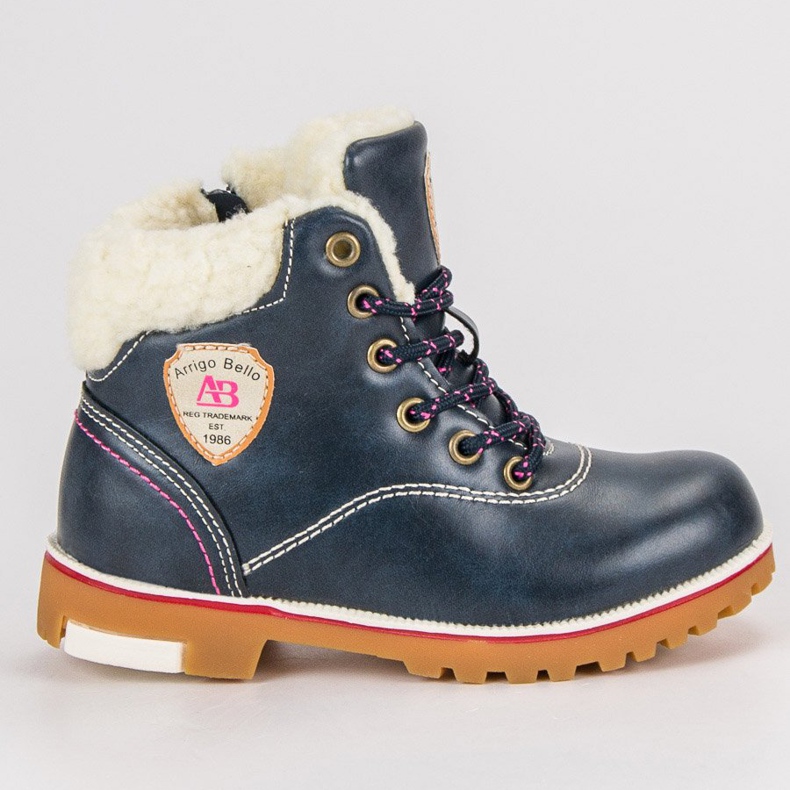 Arrigo Bello Botas de invierno con piel de oveja. azul