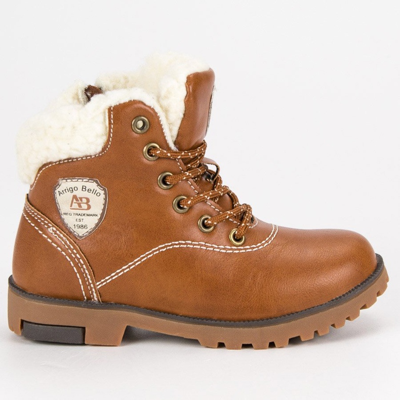 Arrigo Bello Botas de invierno con piel de oveja. marrón