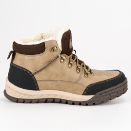 Arrigo Bello Zapatos de invierno cálido marrón