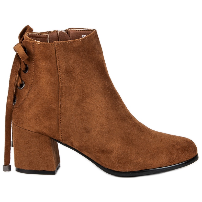Botas de gamuza para mujer marrón Botas de gamuza para mujer marrón