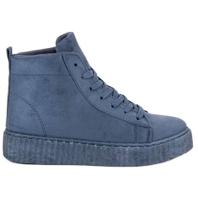 Wilady Zapatillas sobre el tobillo azul