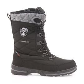 American Club Botas de nieve con membrana American 702SB, negras negro gris