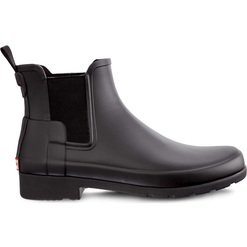 Hunter Original Chelsea para mujer refinado negro