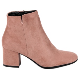 Nio Nio Botas de gamuza clásicas rosado