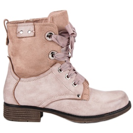 Bestelle Bolsas de gamuza para polvo multicolor rosa